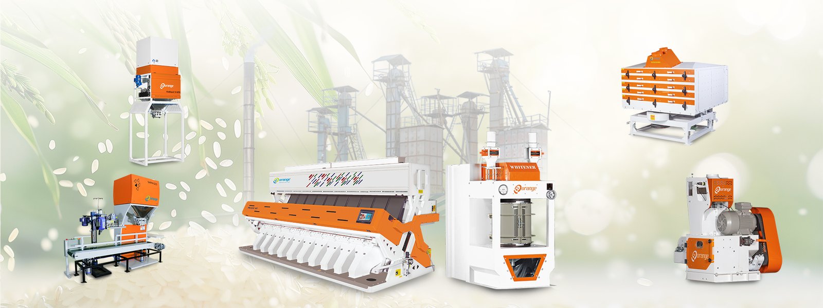 Orange Color Sorter Machine